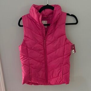 SO Women's Bright Pink Puffer Vest